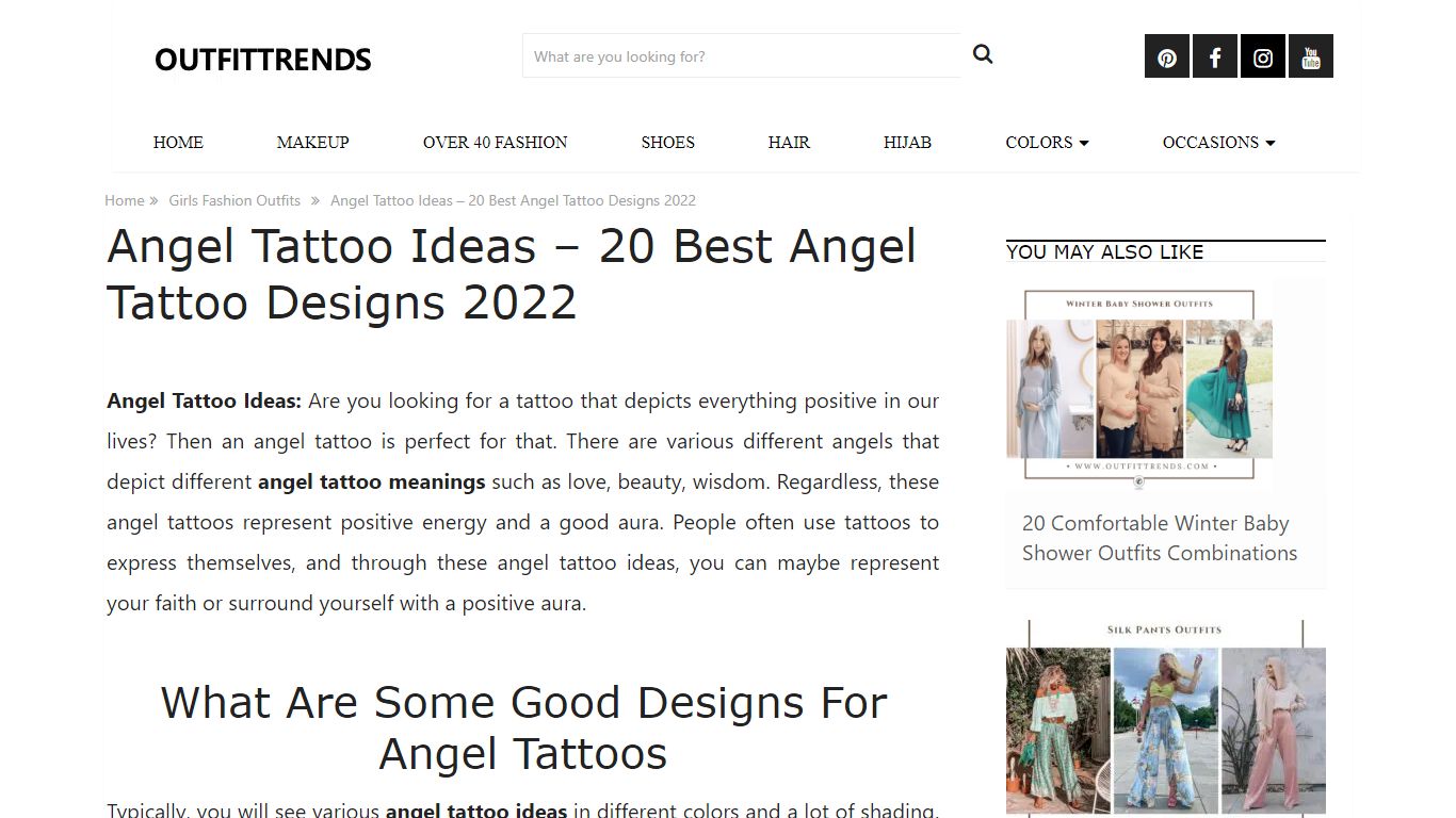 Angel Tattoo Ideas – 20 Best Angel Tattoo Designs 2022 - Outfit Trends